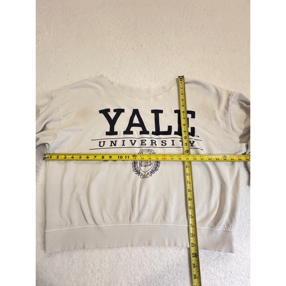 Yale University Raw Edge Boat Blue Collegiate Pullover - Picture 3 of 4